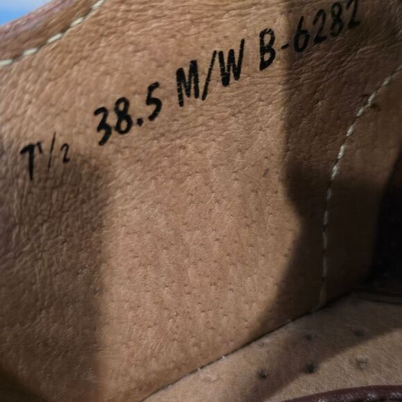 Born Shoes Womens Size 7.5 Brown Leather Lace-Up Oxford Comfort Shoes - Picture 8 of 8